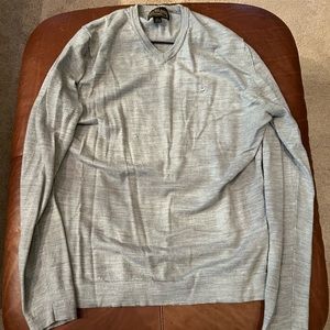 Large True Religion 🙏 Silver V-Neck Sweater